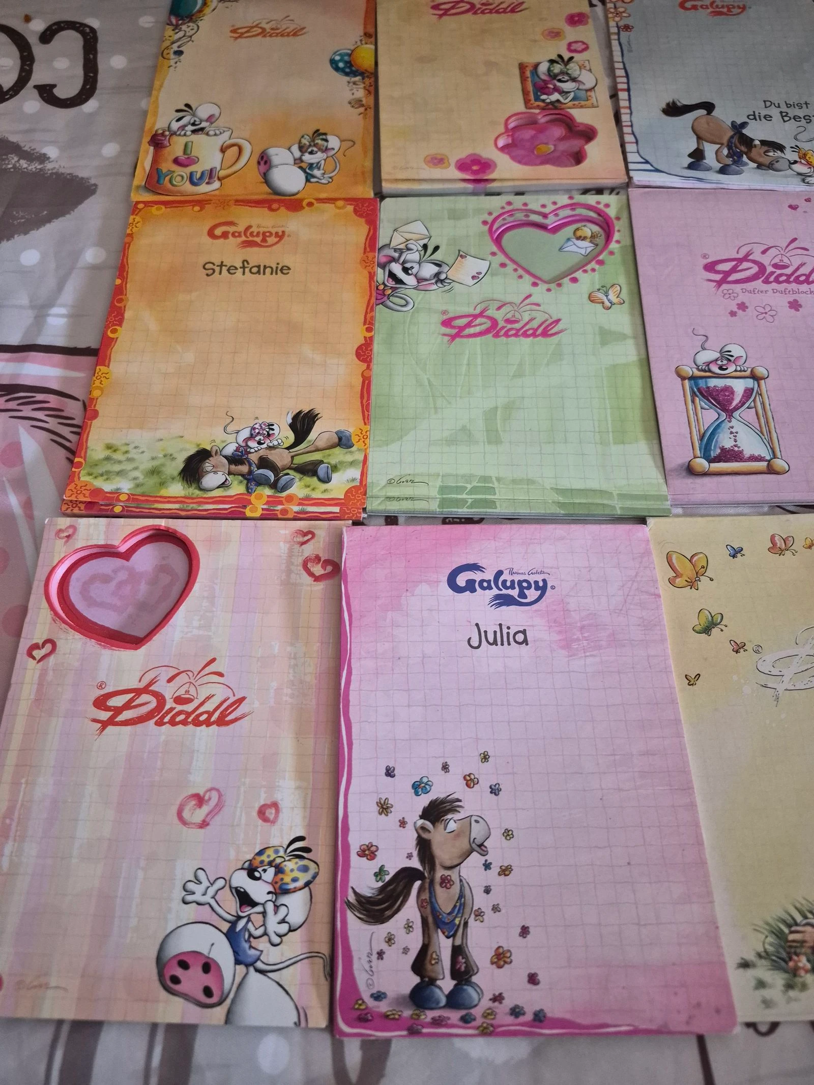 Lote de 12 blocos Diddl A6 vintage – photo 2